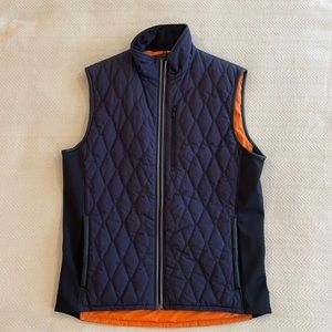 VICTORINOX MEN’S MED NAVY QUILTED VEST